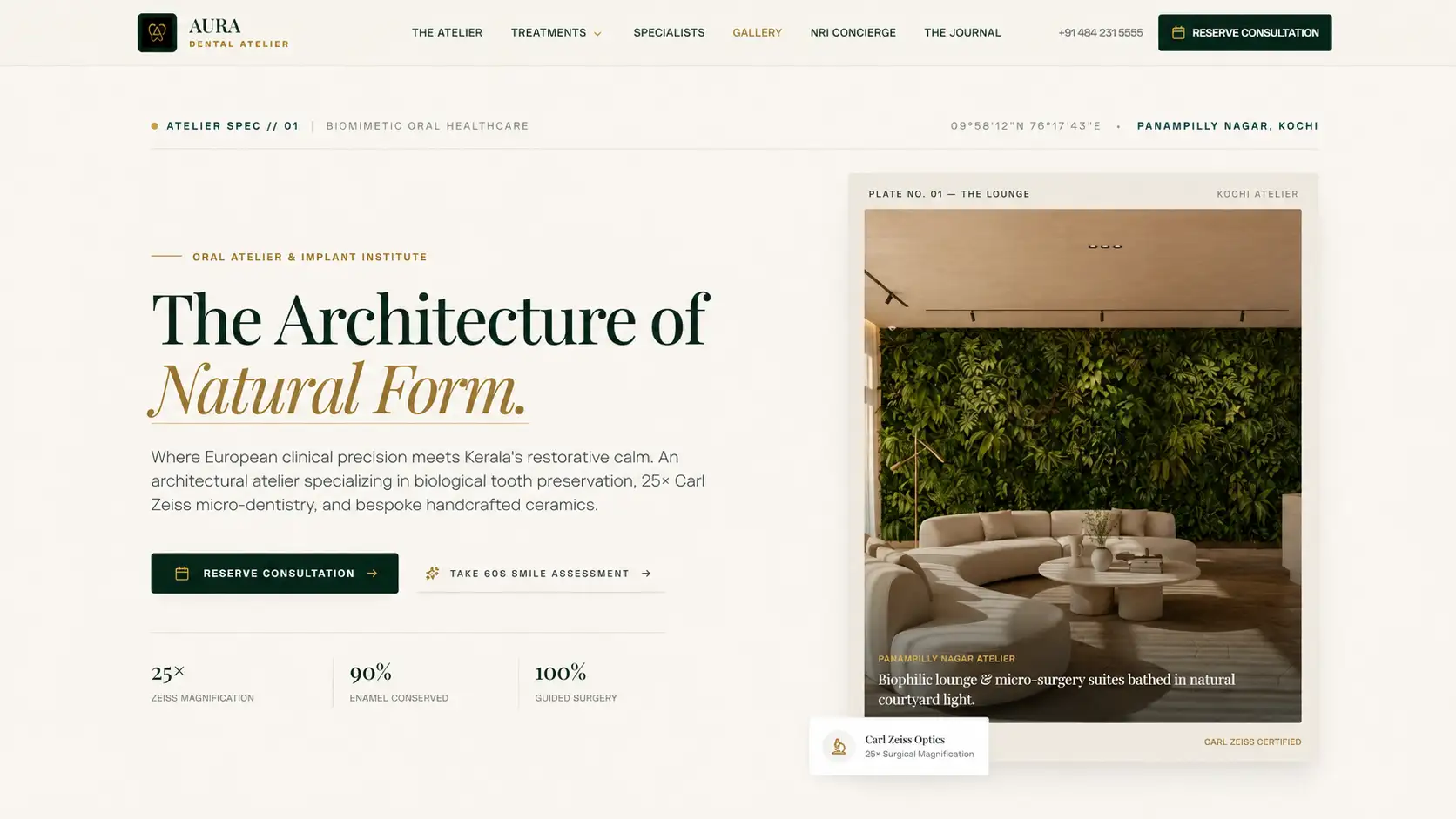 Aura Dental Studio project preview